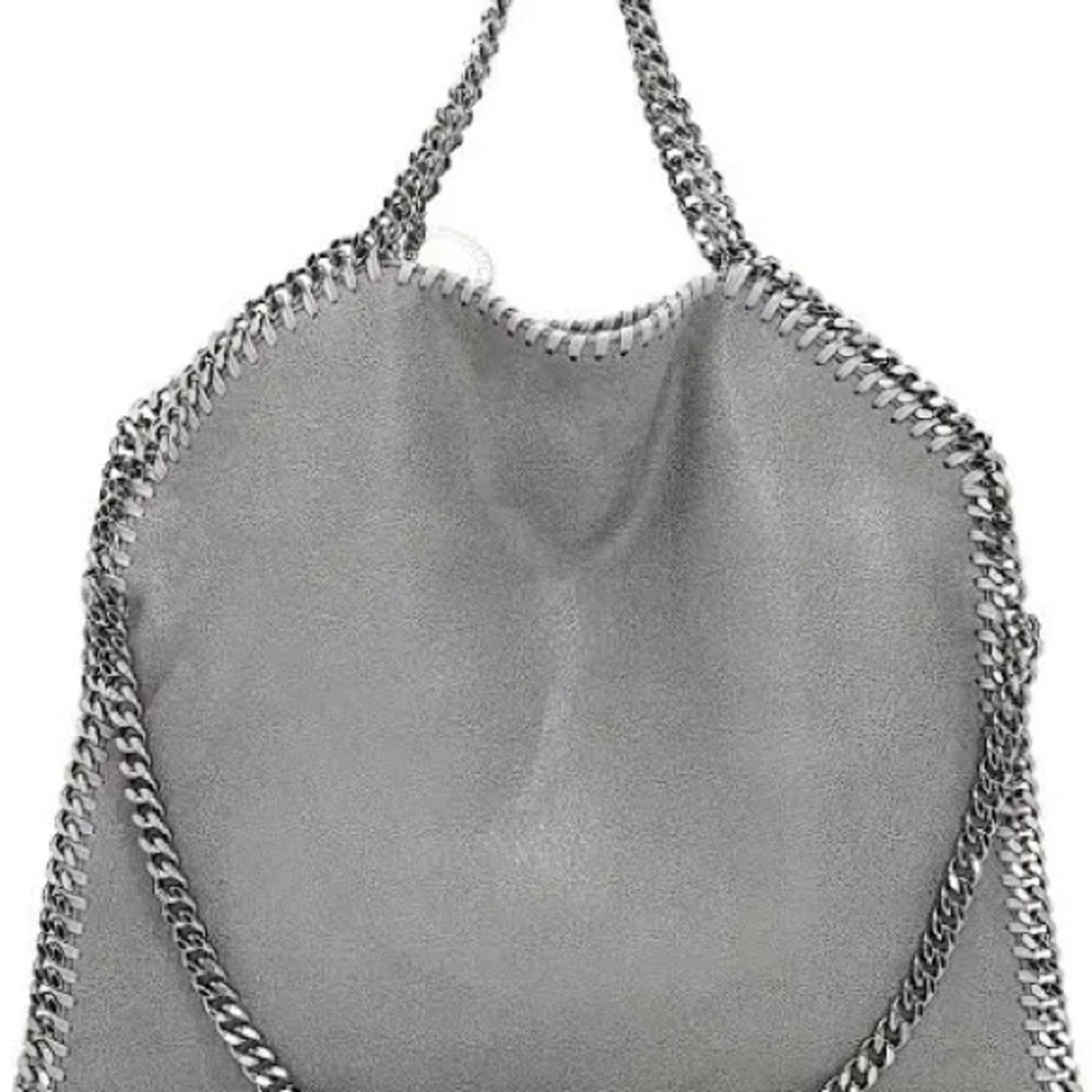 Stella McCartney Silver Chain-Embellished Shoulder Bag